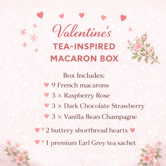 Valentine's Tea-Inspired Macaron Box