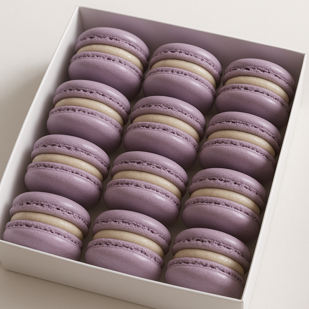 Lavender Honey Macarons (Box of 12)
